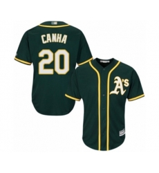 Oakland Athletics Mark Canha Replica Green Alternate 1 Cool Base Baseball Player Jersey