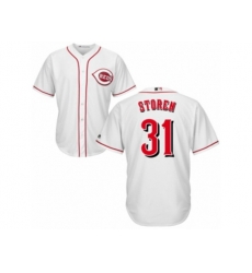 Cincinnati Reds #31 Drew Storen Replica White Home Cool Base MLB Jersey