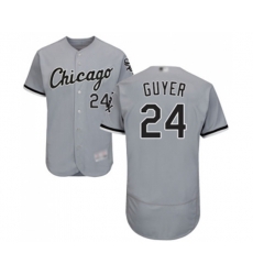 Chicago White Sox #24 Brandon Guyer Grey Road Flex Base Authentic Collection Baseball Jersey