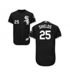 Chicago White Sox #25 James Shields Black Alternate Flex Base Authentic Collection Baseball Jersey