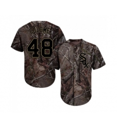 Chicago White Sox #48 Alex Colome Authentic Camo Realtree Collection Flex Base Baseball Jersey