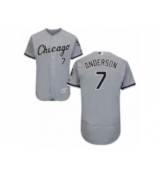 Chicago White Sox #7 Tim Anderson Grey Flexbase Authentic Collection MLB Jersey
