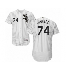 Chicago White Sox #74 Eloy Jimenez White Home Flex Base Authentic Collection Baseball Jersey