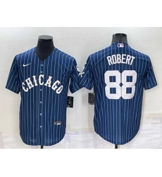 Chicago White Sox #88 Luis Robert Navy Cool Base Stitched Jersey