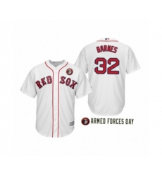 2019 Armed Forces Day Matt Barnes Boston Red Sox White Jersey