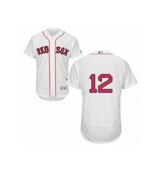 Boston Red Sox #12 Brock Holt White Flexbase Authentic Collection MLB Jersey