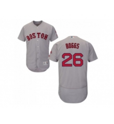 Boston Red Sox #26 Wade Boggs Grey Flexbase Authentic Collection Stitched Baseball Jersey