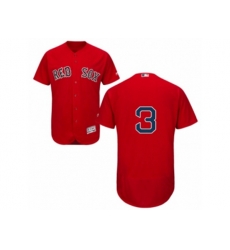 Boston Red Sox #3 Babe Ruth Red Flexbase Authentic Collection MLB Jersey