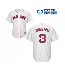 Boston Red Sox #3 Jimmie Foxx Replica White Home Cool Base Baseball Jersey