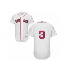 Boston Red Sox #3 Jimmie Foxx White Flexbase Authentic Collection MLB Jersey