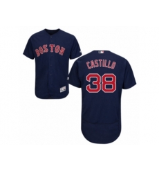 Boston Red Sox #38 Rusney Castillo Navy Blue Flexbase Authentic Collection MLB Jersey