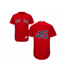 Boston Red Sox #45 Pedro Martinez Red Flexbase Authentic Collection MLB Jersey