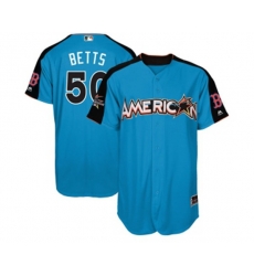 Boston Red Sox #50 Mookie Betts Authentic Blue American League 2017 Baseball All-Star Baseball Jersey