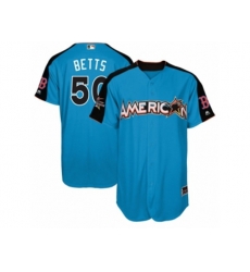 Boston Red Sox #50 Mookie Betts Replica Blue American League 2017 MLB All-Star MLB Jersey
