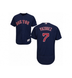 Boston Red Sox #7 Christian Vazquez Navy Blue Flexbase Authentic Collection MLB Jersey