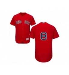 Boston Red Sox #8 Carl Yastrzemski Red Flexbase Authentic Collection Stitched Baseball Jersey