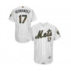 New York Mets #17 Keith Hernandez Authentic White 2016 Memorial Day Fashion Flex Base MLB Jersey