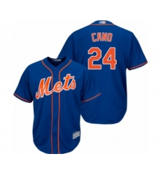 New York Mets #24 Robinson Cano Replica Royal Blue Alternate Home Cool Base Baseball Jersey