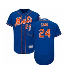 New York Mets #24 Robinson Cano Royal Blue Alternate Flex Base Authentic Collection Baseball Jersey