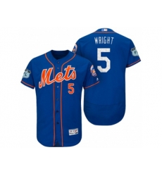 New York Mets #5 David Wright 2017 Spring Training Flex Base Authentic Collection Stitched Baseball Jersey