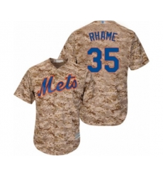 New York Mets Jacob Rhame Replica Camo Alternate Cool Base Baseball Player Jersey