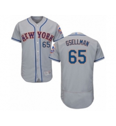 New York Mets Robert Gsellman Grey Road Flex Base Authentic Collection Baseball Player Jersey