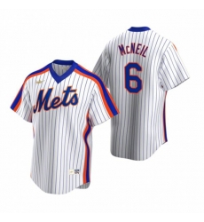 Nike New York Mets #6 Jeff McNeil White Cooperstown Collection Home Stitched Baseball Jersey