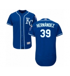 Kansas City Royals Arnaldo Hernandez Royal Blue Alternate Flex Base Authentic Collection Baseball Player Jersey