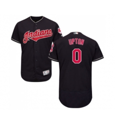 Cleveland Indians #0 B.J. Upton Navy Blue Alternate Flex Base Authentic Collection Baseball Jersey