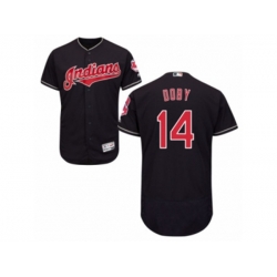 Cleveland Indians #14 Larry Doby Navy Blue Flexbase Authentic Collection MLB Jersey Cleveland Indians #14 Larry Doby Navy Blue Flexbase Authentic Collection MLB Jersey