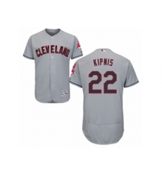 Cleveland Indians #22 Jason Kipnis Grey Flexbase Authentic Collection MLB Jersey