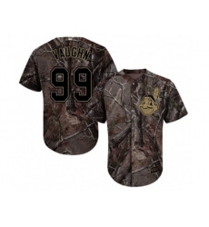 Cleveland Indians #99 Ricky Vaughn Camo Realtree Collection Cool Base Stitched MLB Jersey