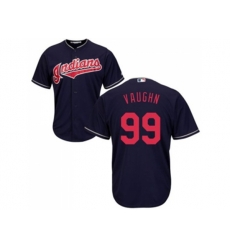 Cleveland Indians #99 Ricky Vaughn Navy Blue New Cool Base Stitched MLB Jersey
