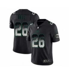 New York Jets #26 LeVeon Bell Black Smoke Fashion Limited Jersey