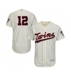 Minnesota Twins #12 Jake Odorizzi Authentic Cream Alternate Flex Base Authentic Collection Baseball Jersey