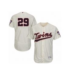 Minnesota Twins #29 Rod Carew Cream Flexbase Authentic Collection MLB Jersey