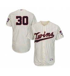 Minnesota Twins #30 Kennys Vargas Authentic Cream Alternate Flex Base Authentic Collection Baseball Jersey
