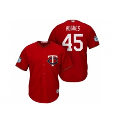 Minnesota Twins #45 Phil Hughes 2017 Spring Training Cool Base Stitched MLB Jersey