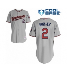 Minnesota Twins Luis Arraez Replica Grey Road Cool Base Baseball Player Jersey