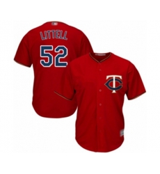 Minnesota Twins Zack Littell Replica Scarlet Alternate Cool Base Baseball Player Jersey