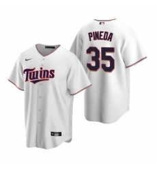Nike Minnesota Twins #35 Michael Pineda White Home Stitched Baseball Jersey