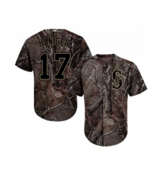 Seattle Mariners #17 Mitch Haniger Authentic Camo Realtree Collection Flex Base Baseball Jersey
