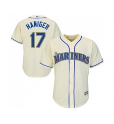 Seattle Mariners #17 Mitch Haniger Replica Cream Alternate Cool Base Baseball Jersey