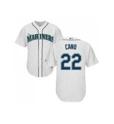 Seattle Mariners #22 Robinson Cano White New Cool Base Stitched MLB Jersey
