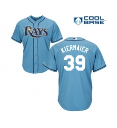 Tampa Bay Rays #39 Kevin Kiermaier Replica Light Blue Alternate 2 Cool Base Baseball Jersey