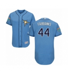 Tampa Bay Rays #44 Peter Fairbanks Light Blue Flexbase Authentic Collection Baseball Player Jersey