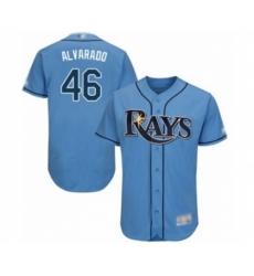 Tampa Bay Rays #46 Jose Alvarado Columbia Alternate Flex Base Authentic Collection Baseball Player Jersey