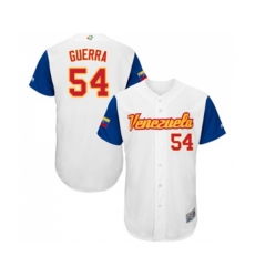 Venezuela Baseball #54 Deolis Guerra White 2017 World Baseball Classic Authentic Team Jersey
