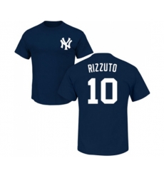 New York Yankees #10 Phil Rizzuto Replica Blue Home Baseball Jersey T-Shirt