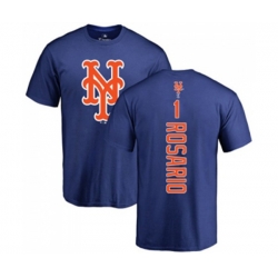 New York Mets #1 Amed Rosario Royal Blue Backer T-Shirt